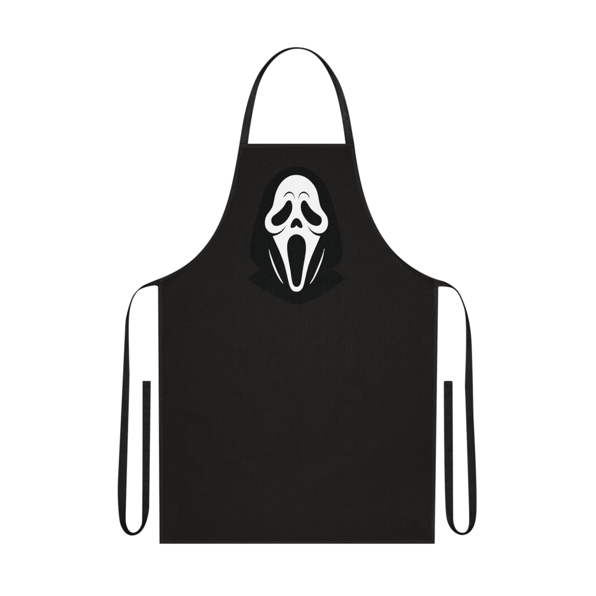 Scream Mask Cotton Apron – Halloween Horror Chef Apron