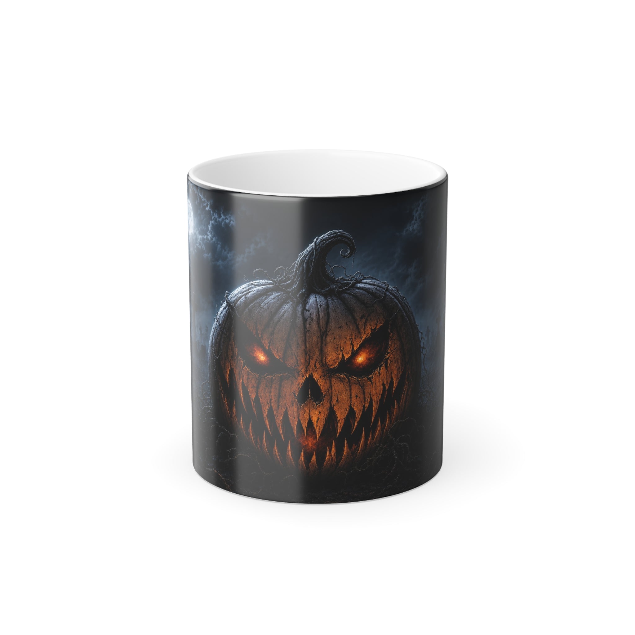 Halloween Color-Changing Mug — Glowing Jack-O'-Lantern (11 oz)