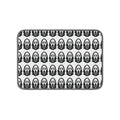 Scream Mask Pattern Dish Mat — Microfiber Kitchen Drying Mat