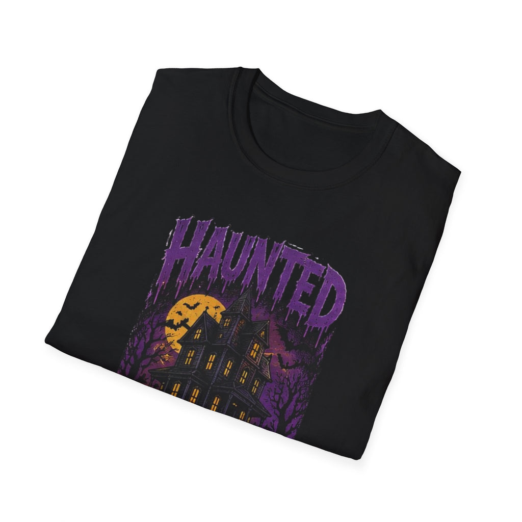 Haunted House T-Shirt — Spooky Halloween Graphic Tee