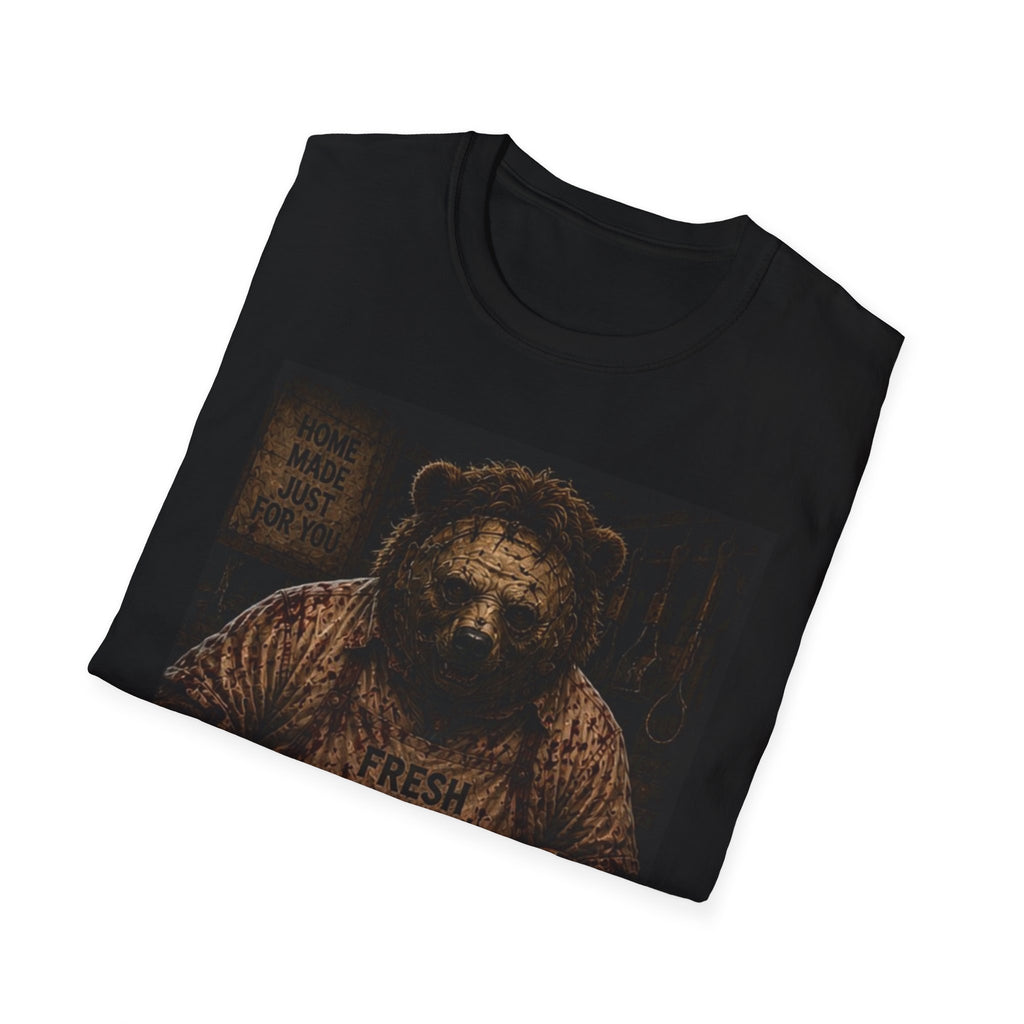 Bear Baker T‑Shirt — Vintage ‘Home Made Just For You’ Graphic
