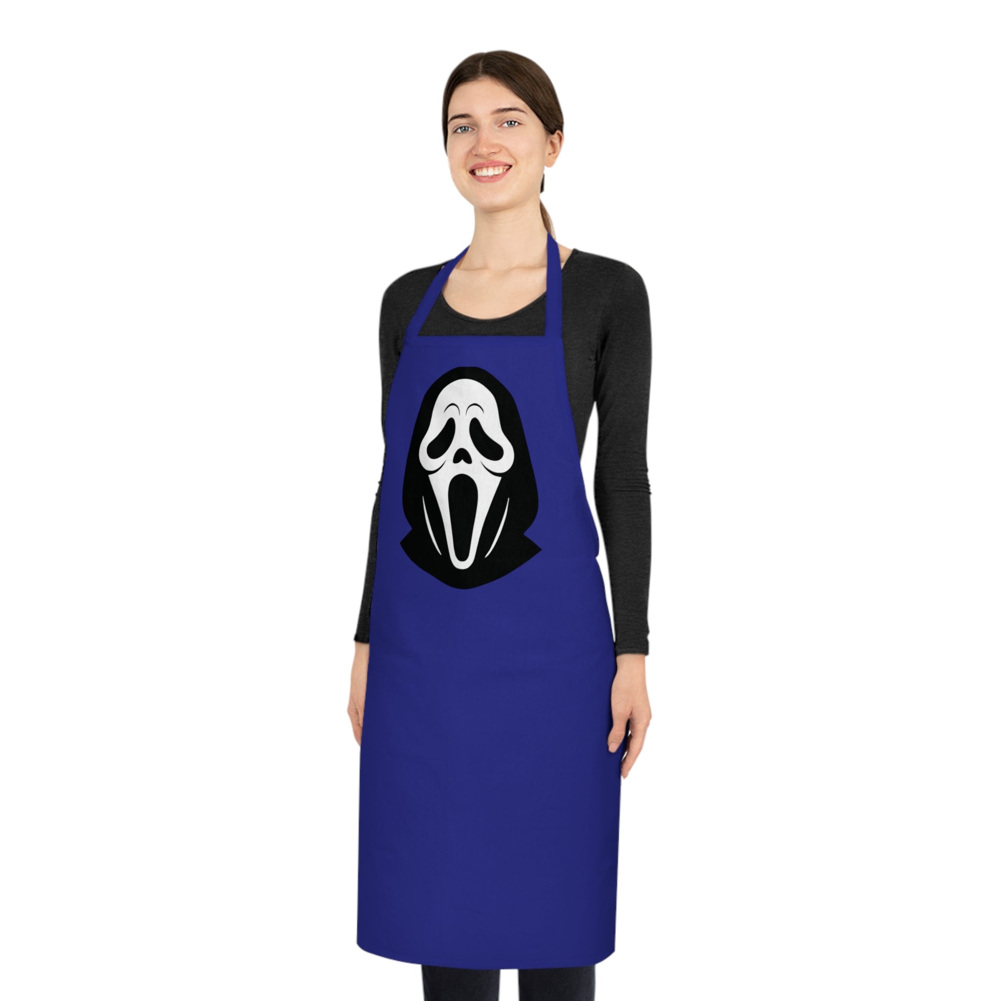 Scream Mask Cotton Apron – Halloween Horror Chef Apron