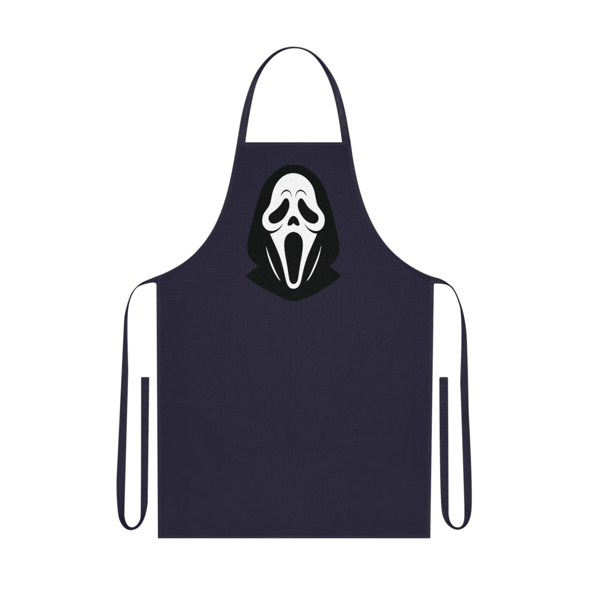 Scream Mask Cotton Apron – Halloween Horror Chef Apron