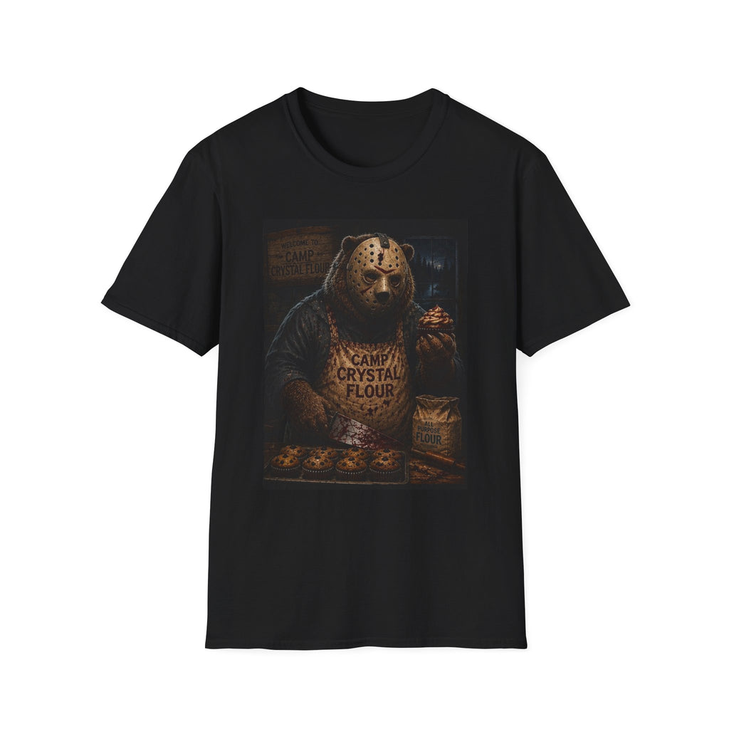 Jason Voorhees "Camp Crystal Flour" Horror T-Shirt